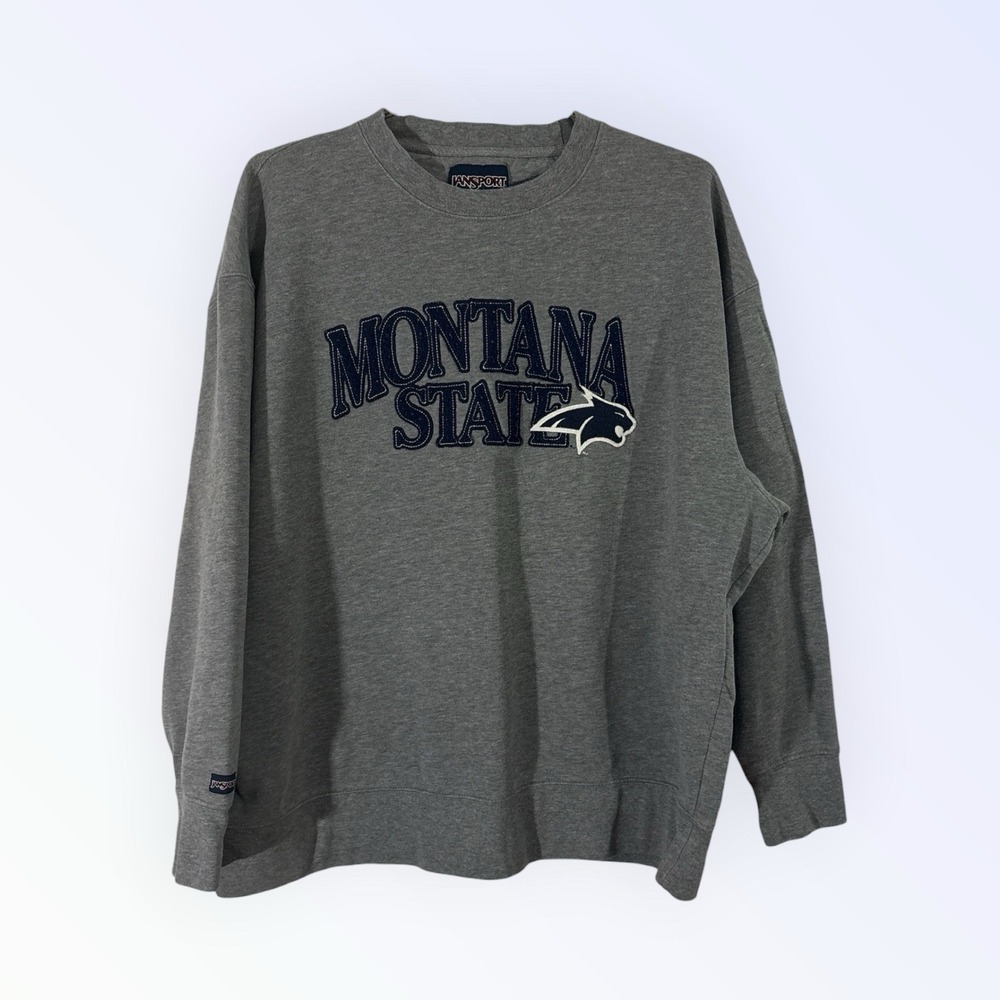 VINTAGE MONTANA BOBCATS SWEATSHIRT MENS XXL JANSPORT